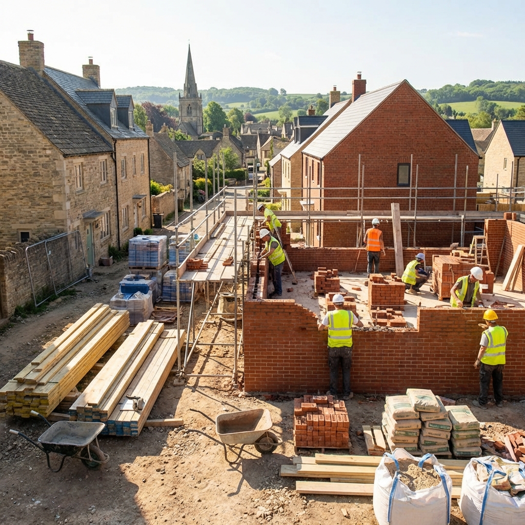 Hrubá stavba a exteriér